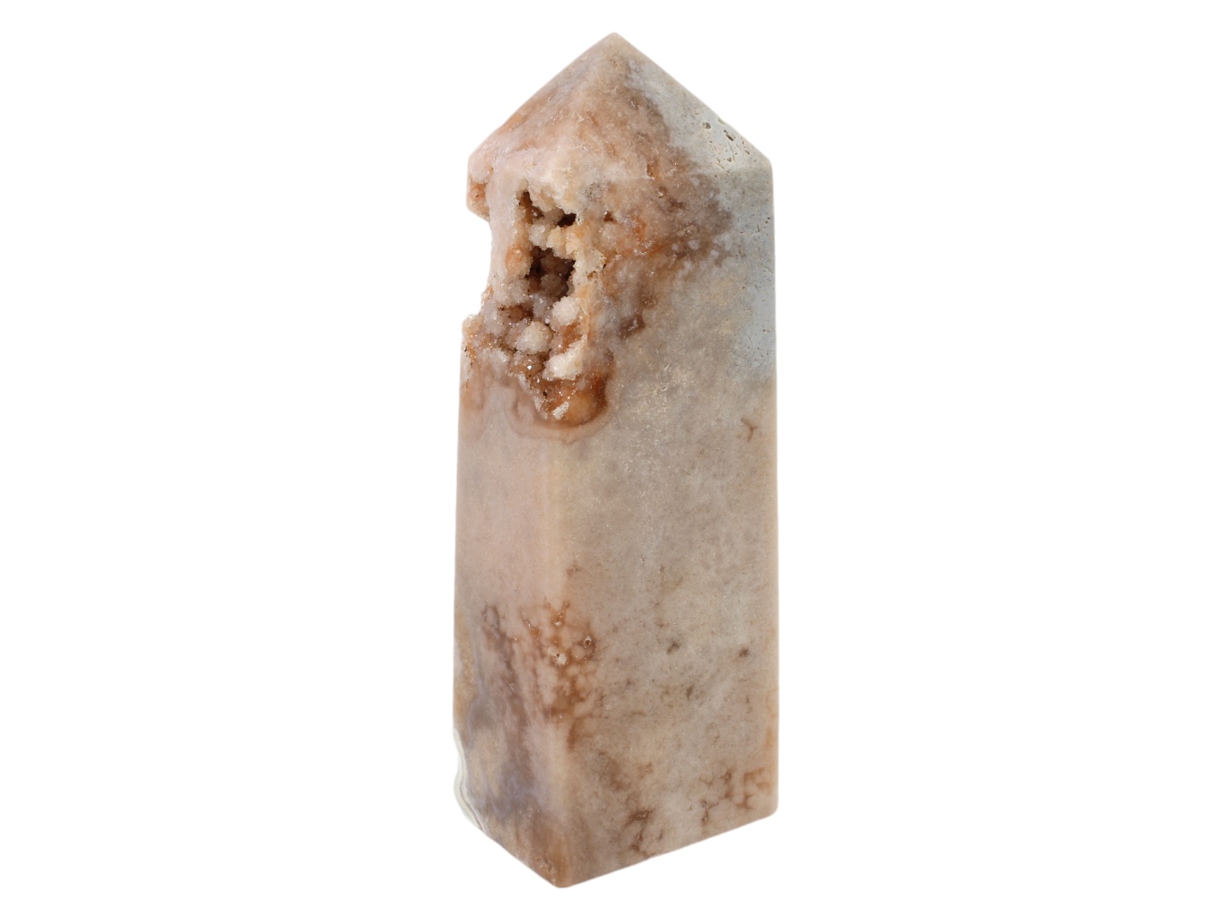 Ametyst růžový – obelisk 154 g